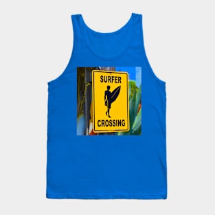 Surfer crossing Tank Top